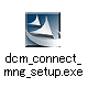 dcm_connect_mng_setup.exeを起動してください。