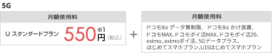 ドコモBiz データ無制限、ドコモBiz かけ放題、ドコモMAX、ドコモポイ活MAX、ドコモポイ活20、eximo、eximoポイ活、5Gデータプラス、はじめてスマホプラン、U15はじめてスマホプラン
